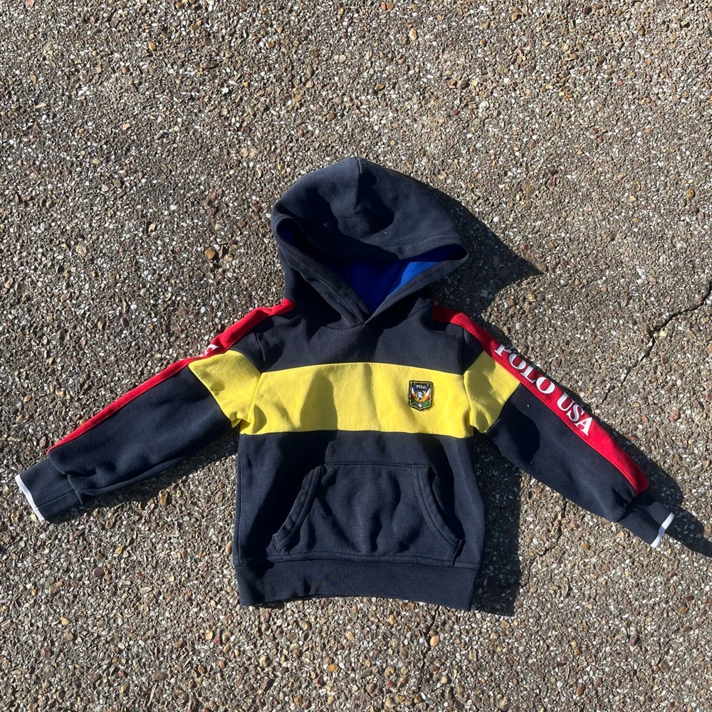 Kids Hoodie - Black, Yellow, Red